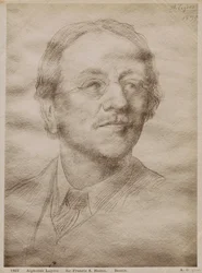 Sir Francis Seymour Haden Junior, 1895 (guldspids på papir) (se også 414598)