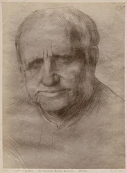 Sir Francis Seymour Haden, ætser, 1895 (guldspids på papir) (se også 414599)