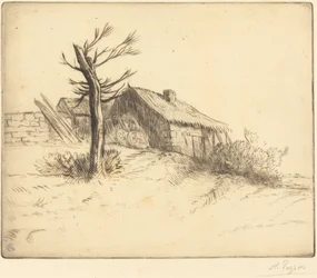 Stråtækt sommerhus (Chaumiere)