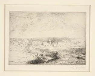 Village de Wimille, pres Boulogne (landsbyen Wimille nær Boulogne)