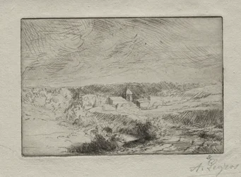 Landsbyen Wimille, nær Boulogne