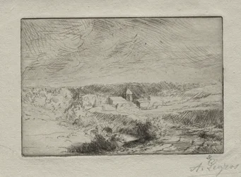 Landsbyen Wimille, nær Boulogne.