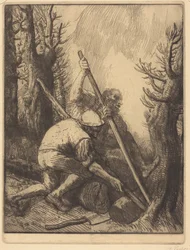 Brændehuggere, 3. tavle (Brændehuggerne)