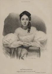 Portræt af Mademoiselle Juliette Drouet.