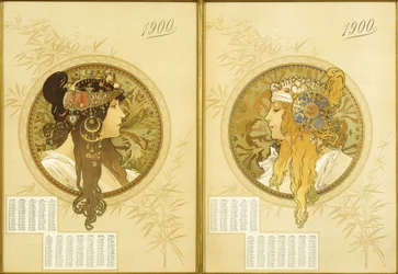byzantinske hoveder; Tetes Byzantines, 1900