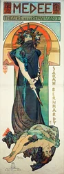 Medea, med Sarah Bernardt