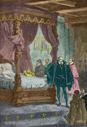 Gaspard de Coligny foran François 2