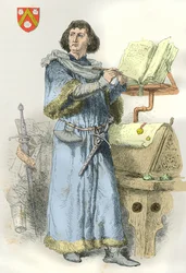 Portræt af Philippe de Commynes (Gravering)