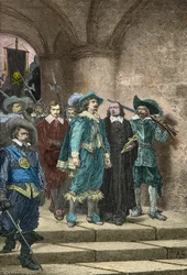 Marquis de Cinq Mars og Francois Auguste de Thou på vej til deres henrettelser