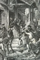 Voltaire bliver arresteret i Frankfurt
