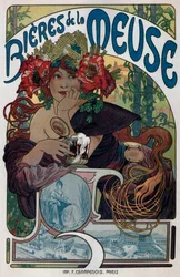 Plakat for Bières de la Meuse, 1897