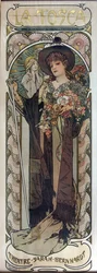 Plakat til skuespillet La Tosca af Victorien Sardou, 1899