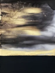 Abstrakt: Golden Horizon