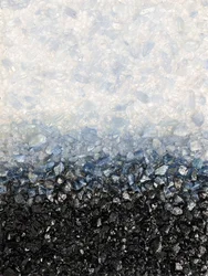 Blåsort krystalgradient