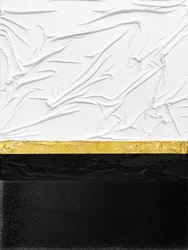 Elegant guld, sort og hvid