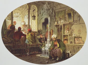 Osmannisk kaffehus, 1862