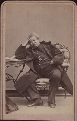 Forfatteren Alexandre Dumas far 1802-1870, ca 1868.