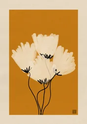 Varme, minimalistiske valmuer
