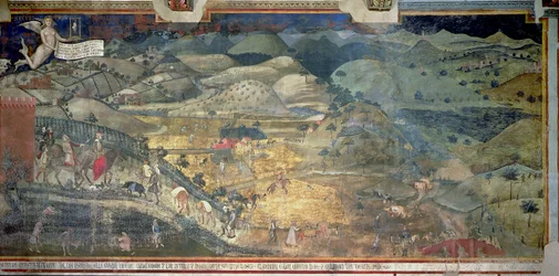 Virkninger af godt styre på landet, 1388-40