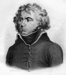 Jean - Baptiste Kléber (1753-1800), fransk general.- i "Portrætter af franske generaler efter franskmændenes sejre og kampe"". Graveret af Ambroise Tardieu i 1818. Stella Collection.