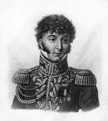 Jean Marie Pierre François Lepaige Doursenne Dorsenne (1774-1812) - i "Portrætter af franske generaler efter franskmændenes sejre og kampe"". Graveret af Ambroise Tardieu i 1818. Stella Collection.