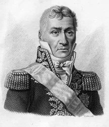 Louis Friant (1758-1829) - i "" Portrætter af de franske generaler efter franskmændenes sejre og erobringer". Graveret af Ambroise Tardieu i 1818. Stella Collection.