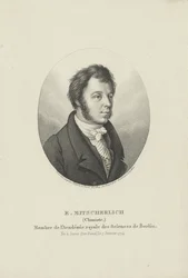 Portræt af Eilhard Mitscherlich 1794-1863, ca. 1830-1840.