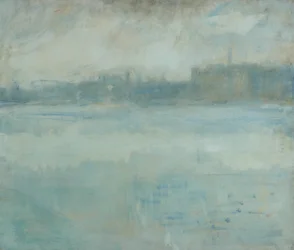 Themsen fra kunstnerens hus i Grosvenor Road