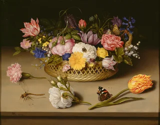 Stilleben med blomster, 1614