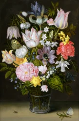 Stilleben med blomster