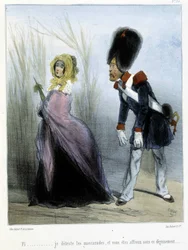 Karikatur - i "" Madeleines"" af Cham, v.1870-1880