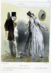 Crrre hund! - i “” Madeleines”” af Cham, c.1870-1880