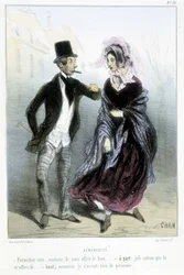 Generøsitet - i "" Madeleines"" af Cham, v.1870-1880
