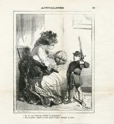 Illustration af Cham (1819-1879) i Le Charivari