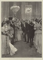 Bal givet til provinsborgmestre og borgmesterinder i Mansion House, receptionen