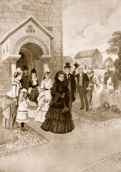 Dronning Victorias liv ved Osborne: Hendes Majestæt ved Whippingham Church, fra 