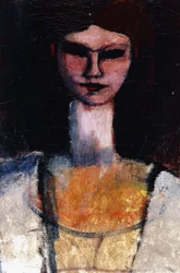 Buste af en ung kvinde; Buste af en ung kvinde, ca. 1910-11