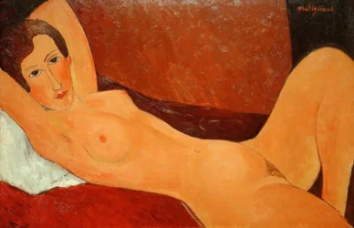 Liggende nøgenmodel (Céline Howard)