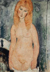 Stående nøgen, ca. 1917-18