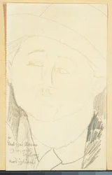 Portræt af Paul Guillaume, ca. 1916 (blyant på papir)