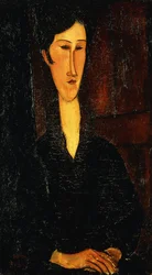 Portræt af Madam Zborowska; Riratto di Mne Zborowska, 1917