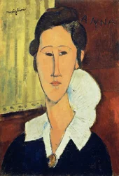 Portræt af Madame Hanka Zborowska, 1917