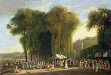 Jour de Fete ved St.Cloud: Britiske tropper på vagt, september 1815 (panel)