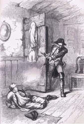 Fannings grusomhed: Murder of an American Planter, illustration fra Cassells History of the United States udgivet af Cassell, Petter & Galpin, ca. 1900 (litho)