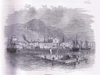 Montreal, illustration fra Cassells History of the United States udgivet af Cassell, Petter & Galpin, ca. 1900 (litho)