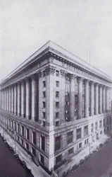 Chicago: Rådhus og County Building (s/h foto)