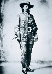Buffalo Bill Cody (1846-1917) (s/h-billede)