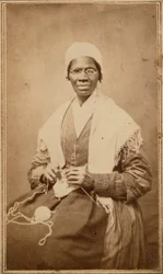 Carte de visite af Sojourner Truth, 1864