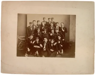 Hagers Class of 61 19 i antal, ca. 1870 (sepia foto)