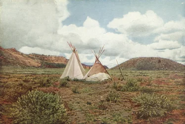 I Apache Land, Arizona (farvet foto)